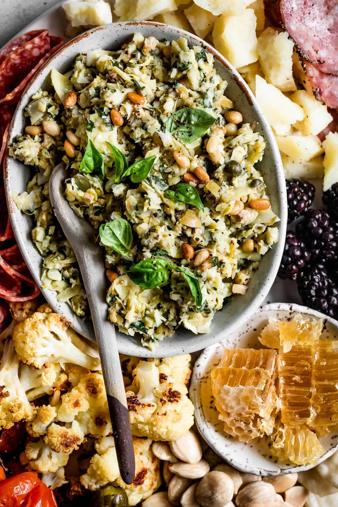 Basil Artichoke Tapenade