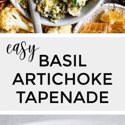 Basil Artichoke Tapenade