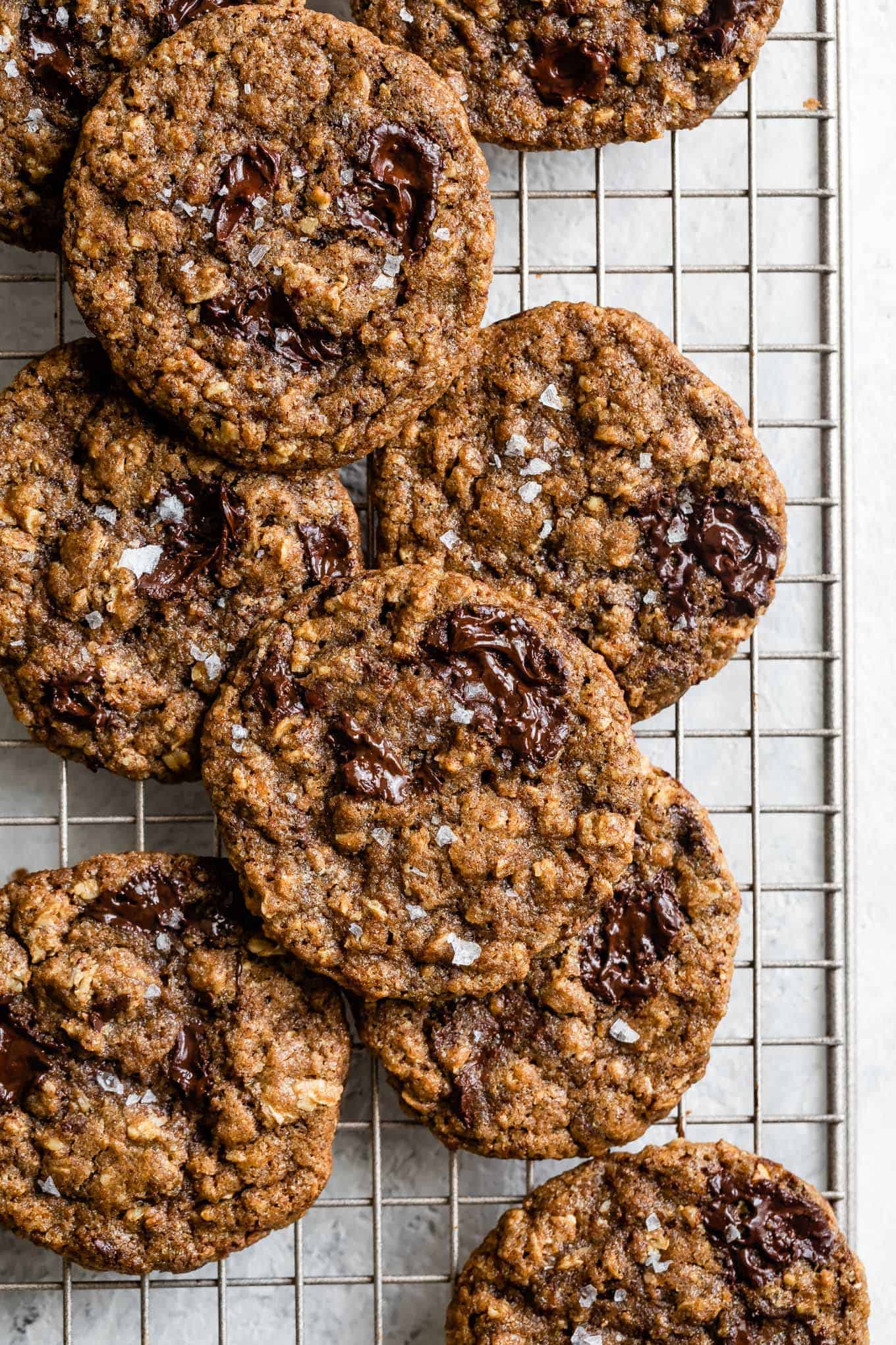 Oatmeal Chocolate Chip Teff Cookies