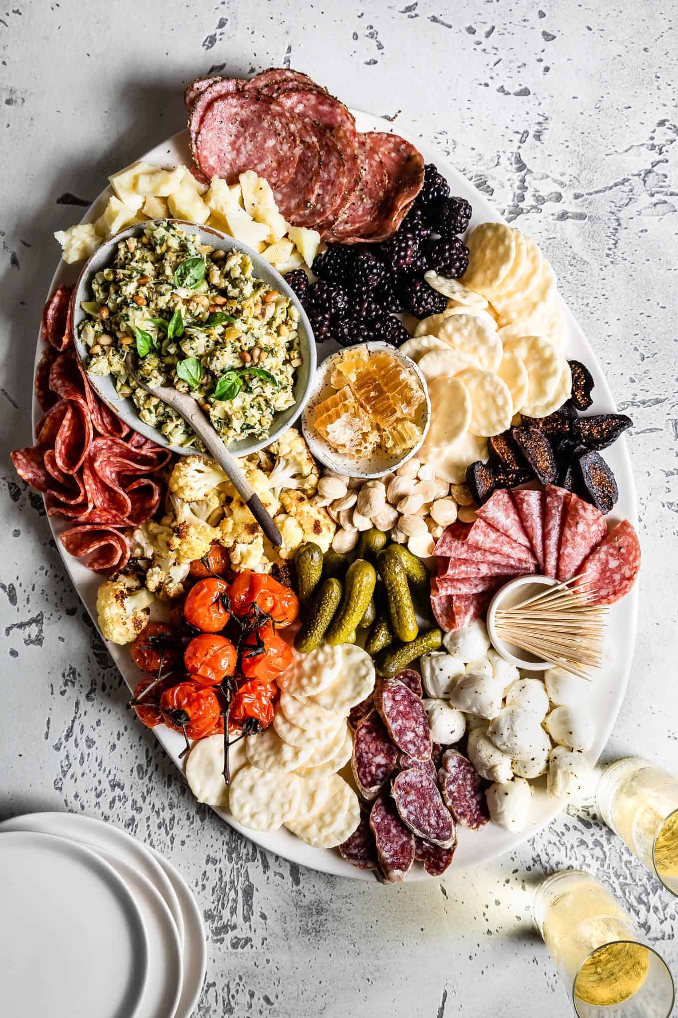 Charcuterie Board For Two - Homemade In The Kitchen