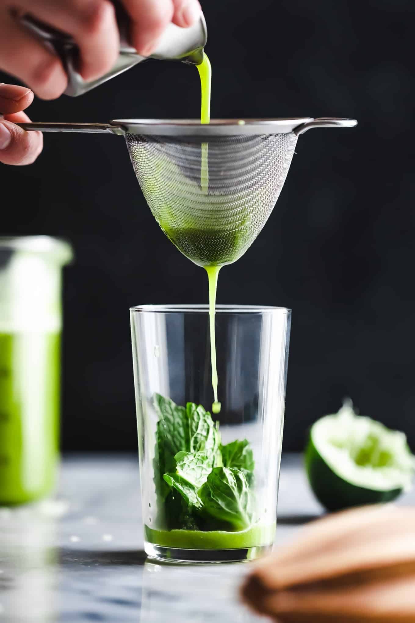 Sugar Snap Pea Virgin Mojito Recipe