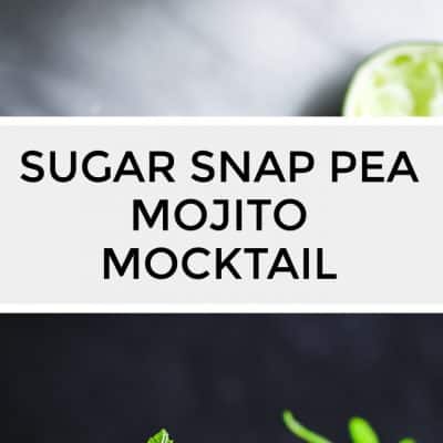 Sugar Snap Pea Mojito Mocktail