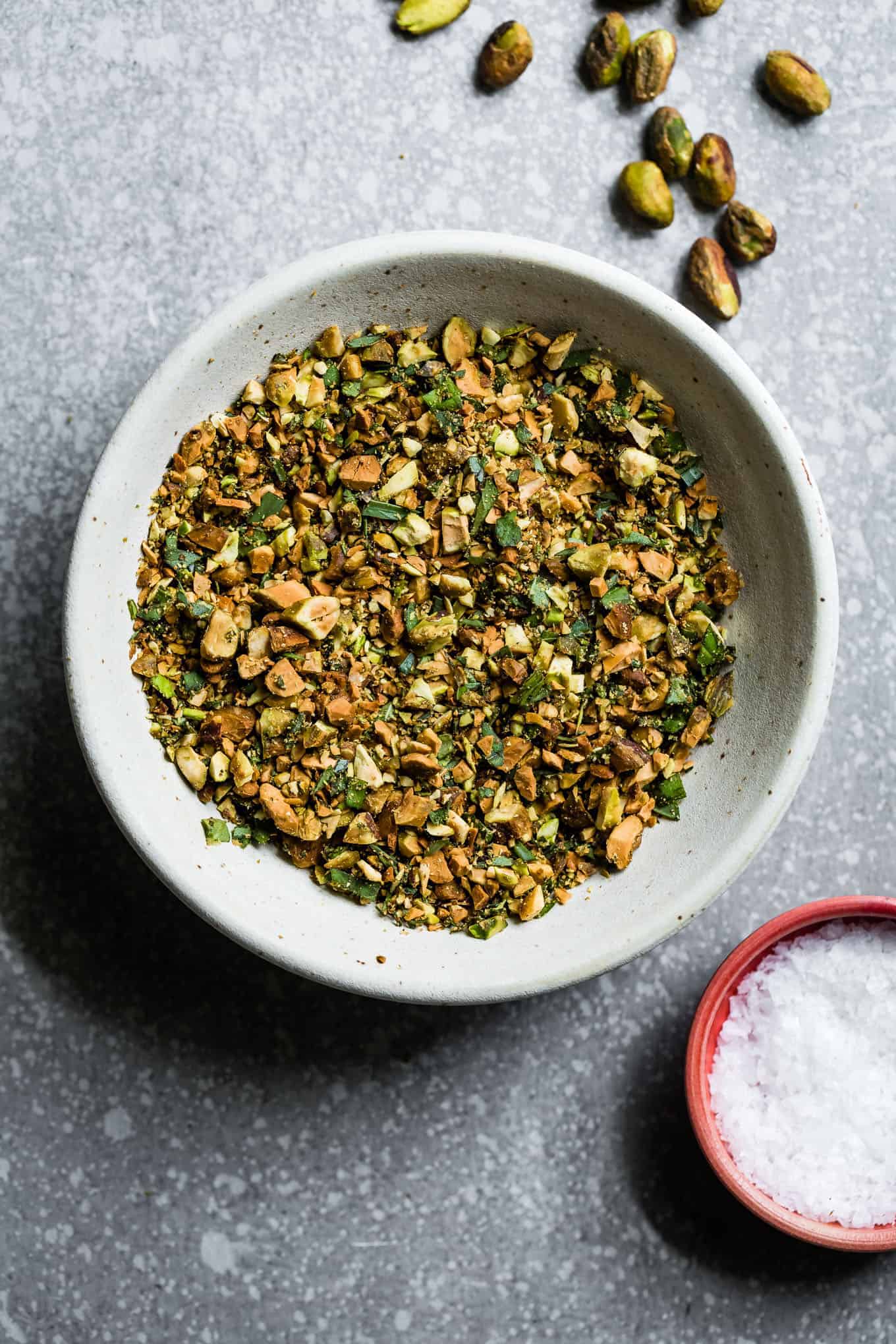 Herbed Pistachio Crumble