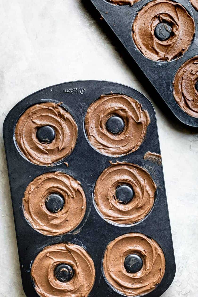 Chocolate Mochi Donuts with Chocolate or Matcha Glaze Snixy Kitchen