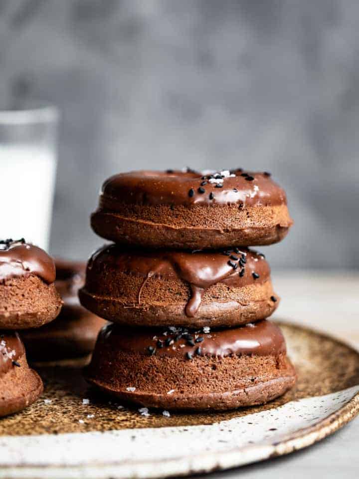 Chocolate Mochi Cake Donuts