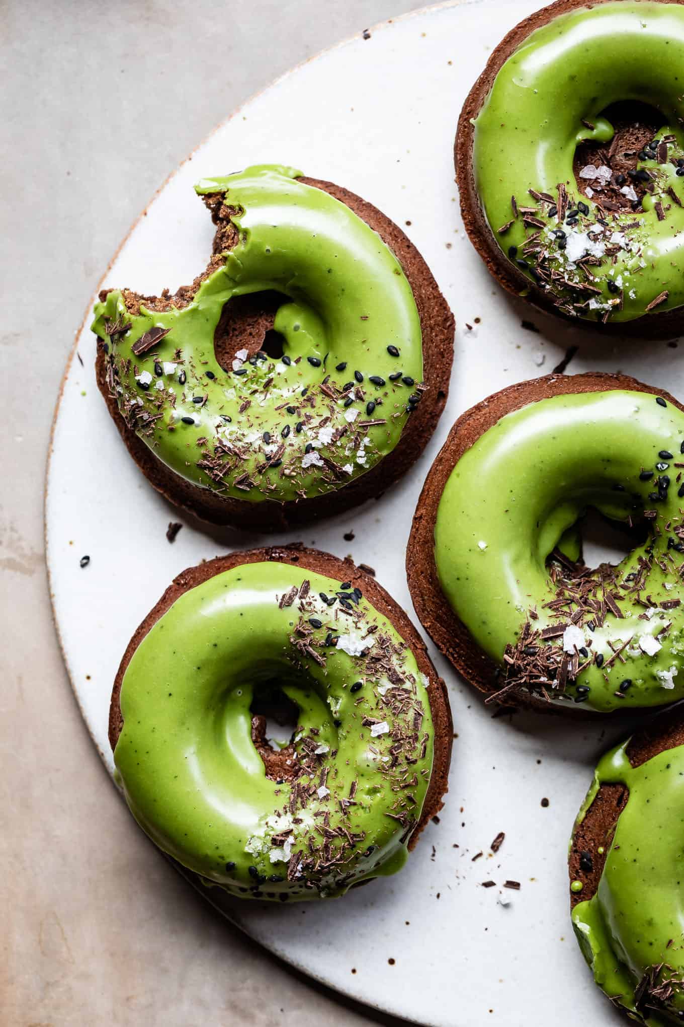 Chocolate Mochi Cake Donuts