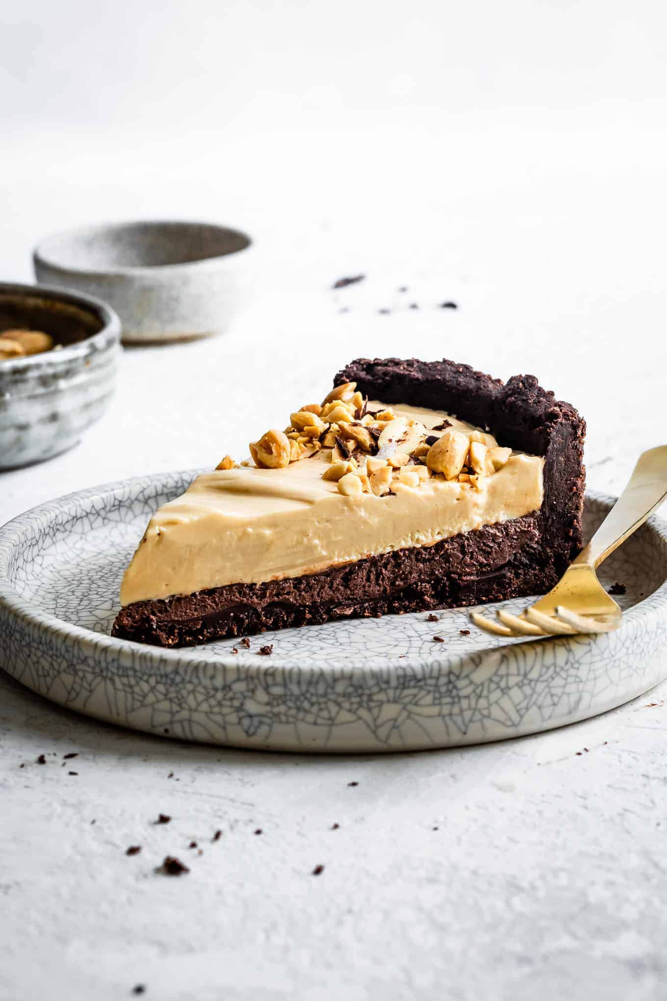 Gluten-Free Chocolate Peanut Butter Pie