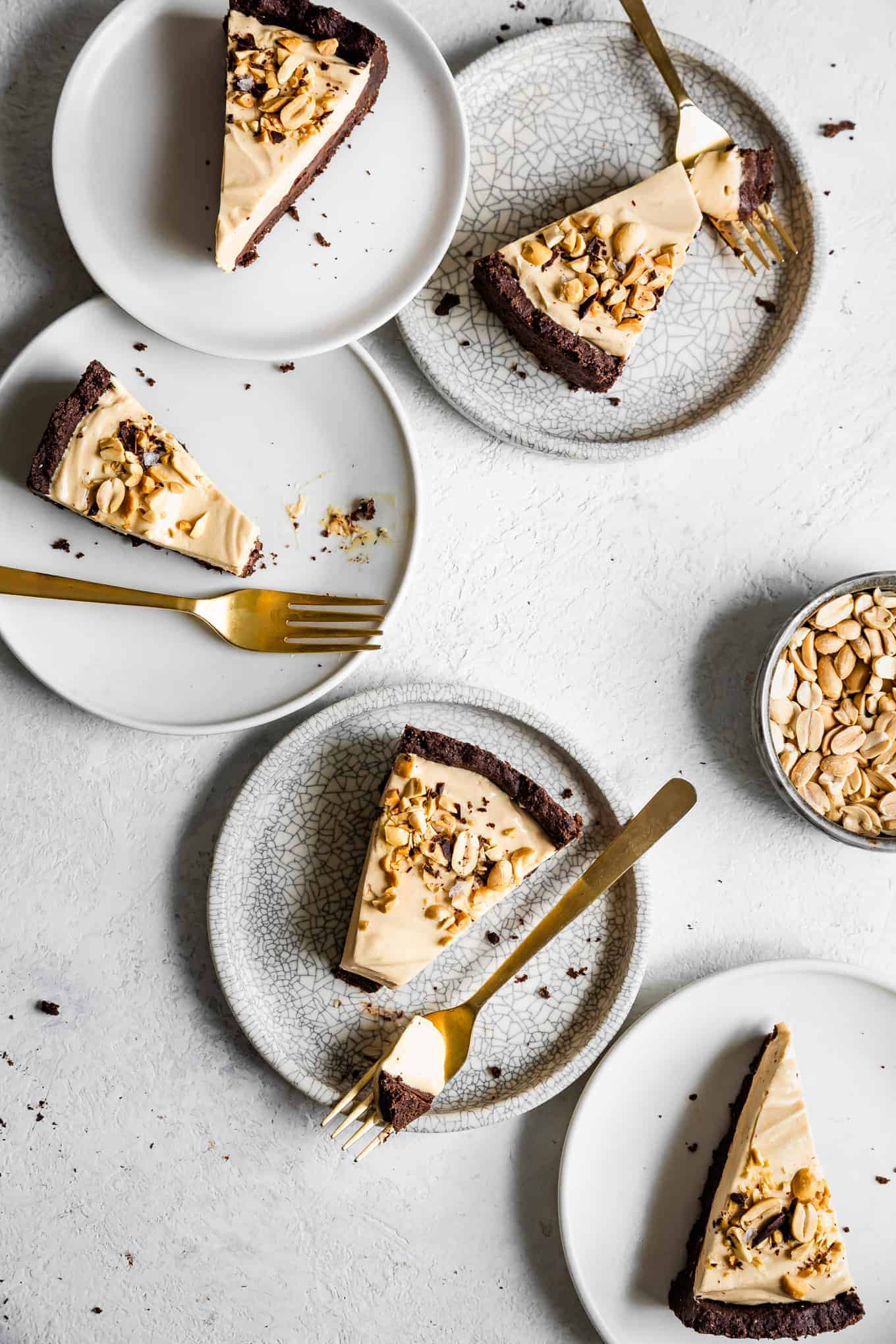 Gluten-Free Chocolate Peanut Butter Cream Pie