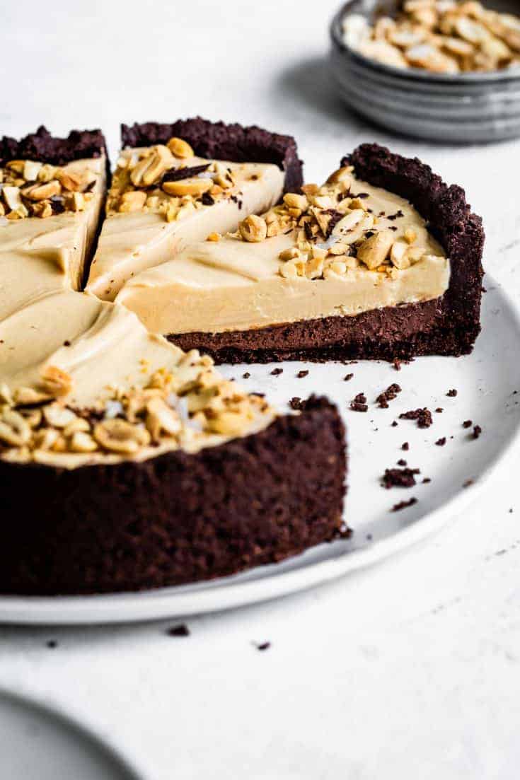 GlutenFree Chocolate Peanut Butter Pie Snixy Kitchen