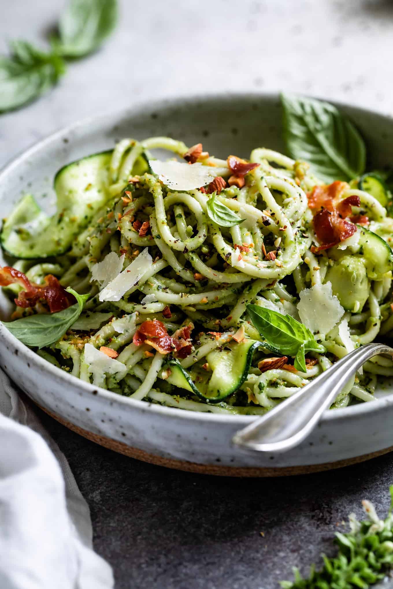 Zucchini Pesto Pasta