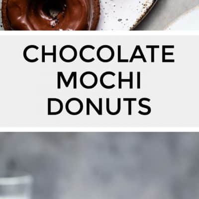 Chocolate Mochi Donuts