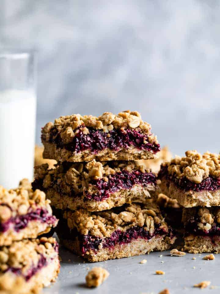 Gluten-Free Breakfast Oatmeal Jam Bars