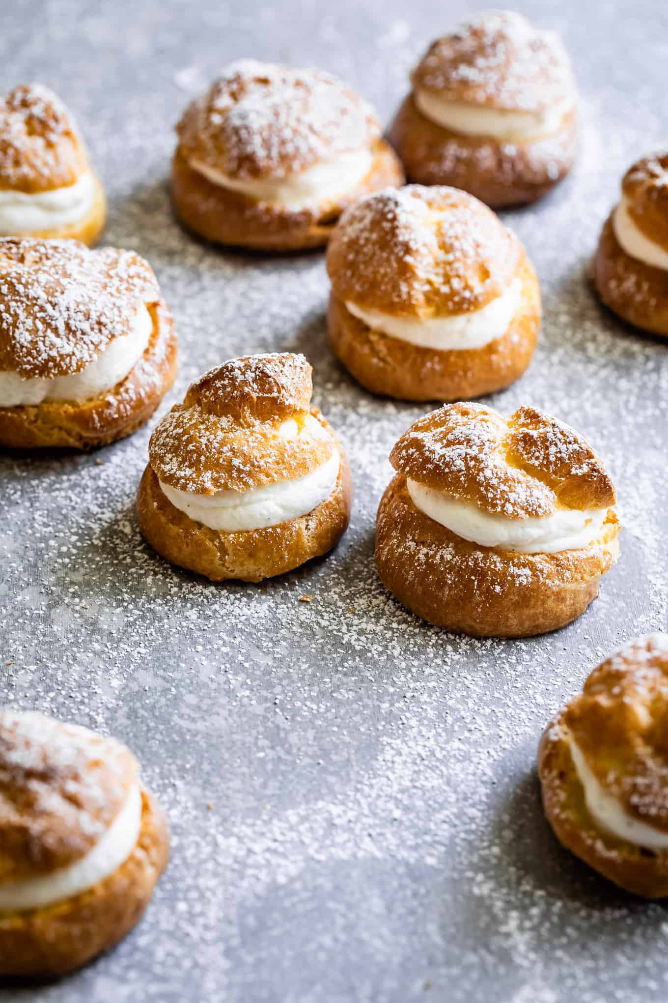 Gluten-Free Cream Puff Recipe with Vanilla Cream