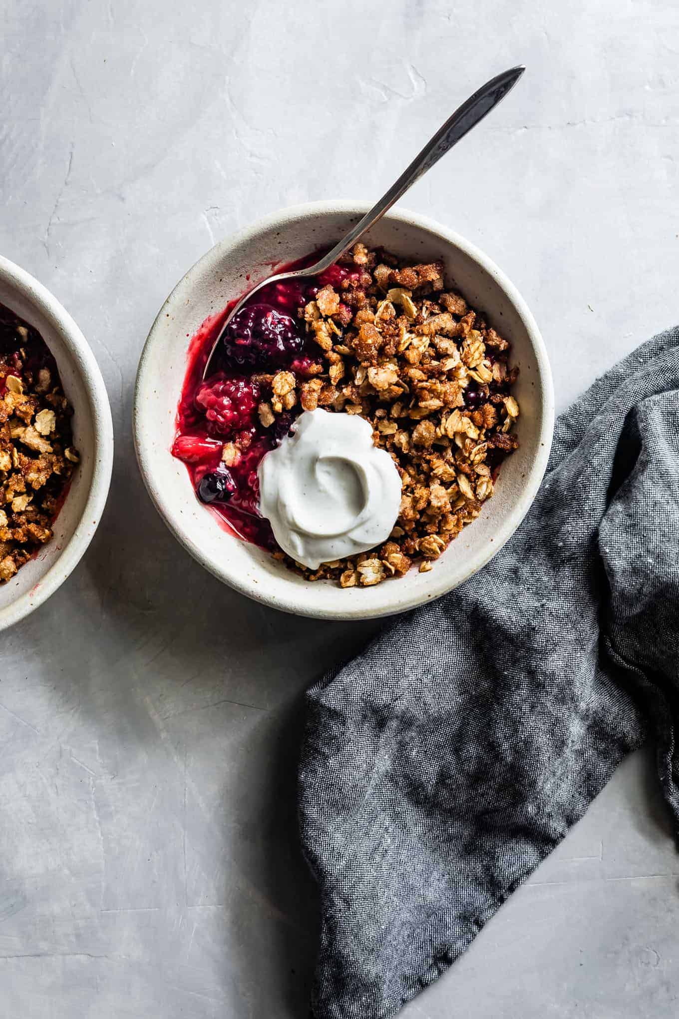 Stovetop Brown Betty Dessert