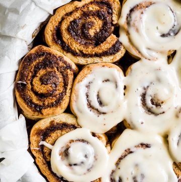 Gluten-Free Cinnamon Buns with Cream Cheese Glaze