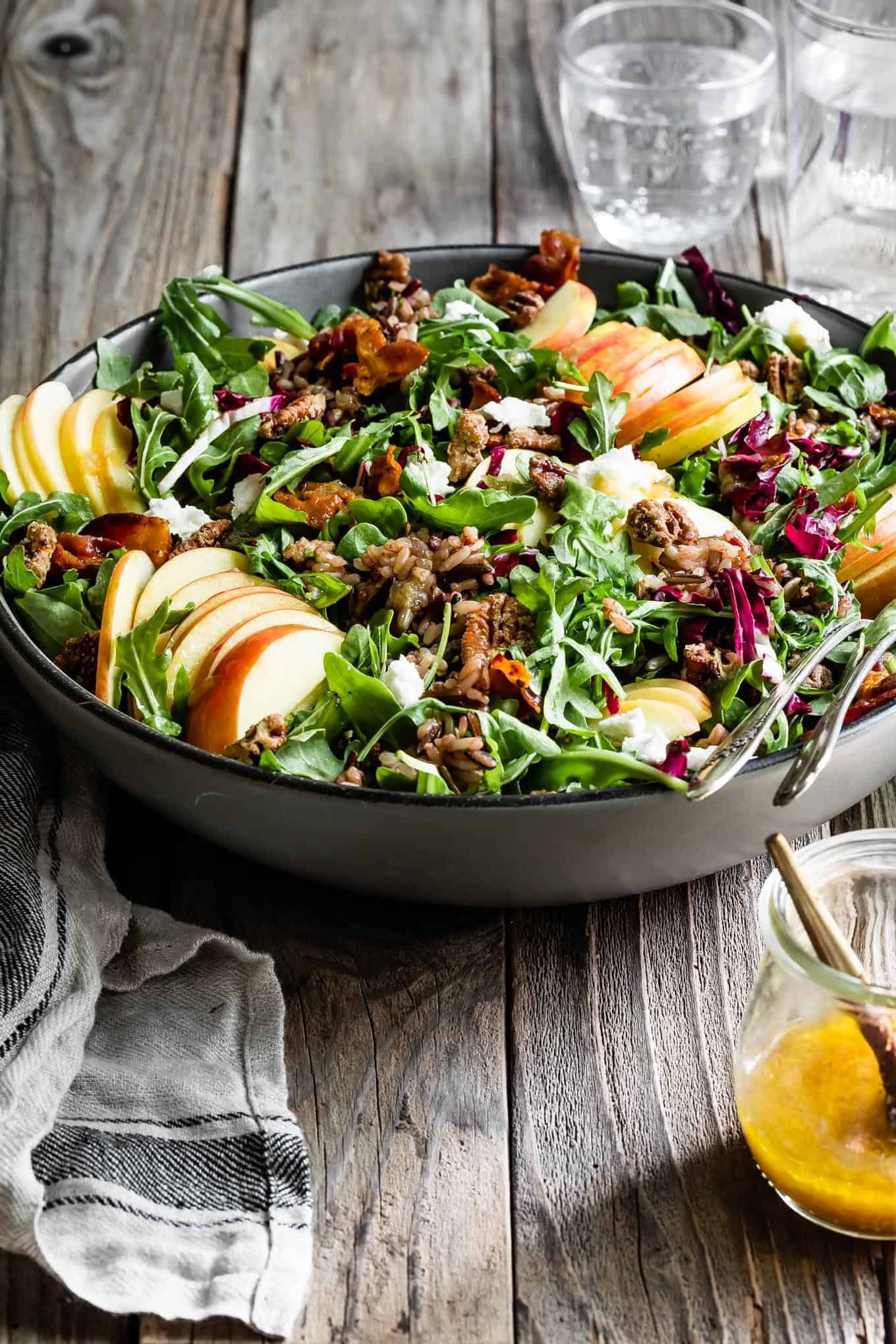 Arugula Salad with Roasted Garlic Vinaigrette