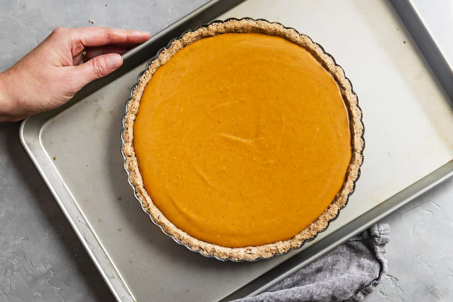 Gluten-Free Dairy-Free Pumpkin Pie Unbaked