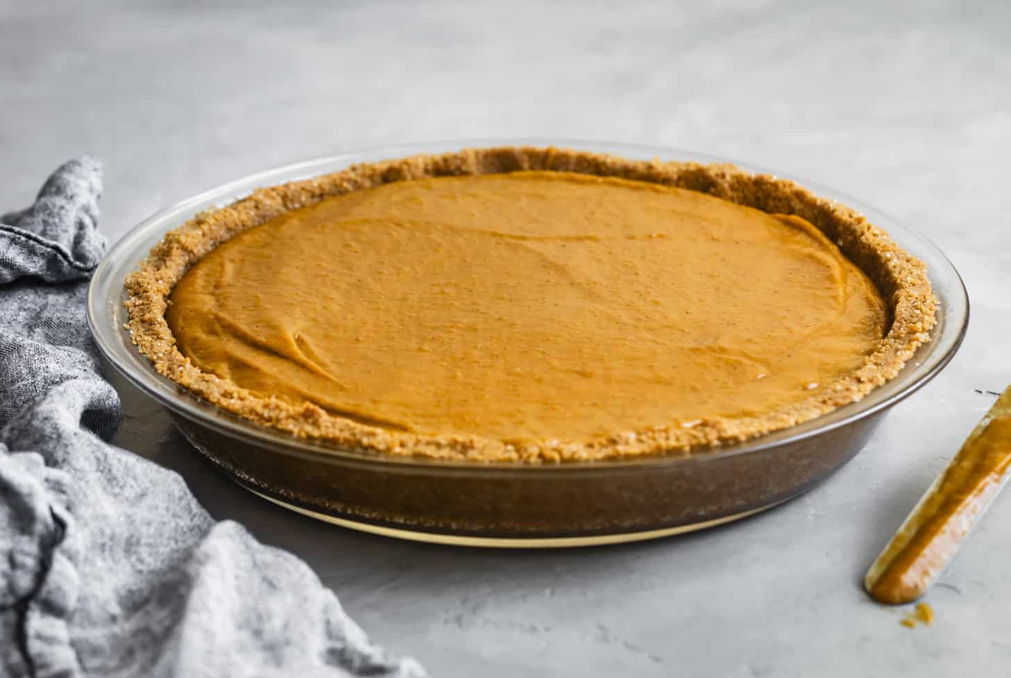 No-Bake Gluten-Free Dairy-Free Pumpkin Pie