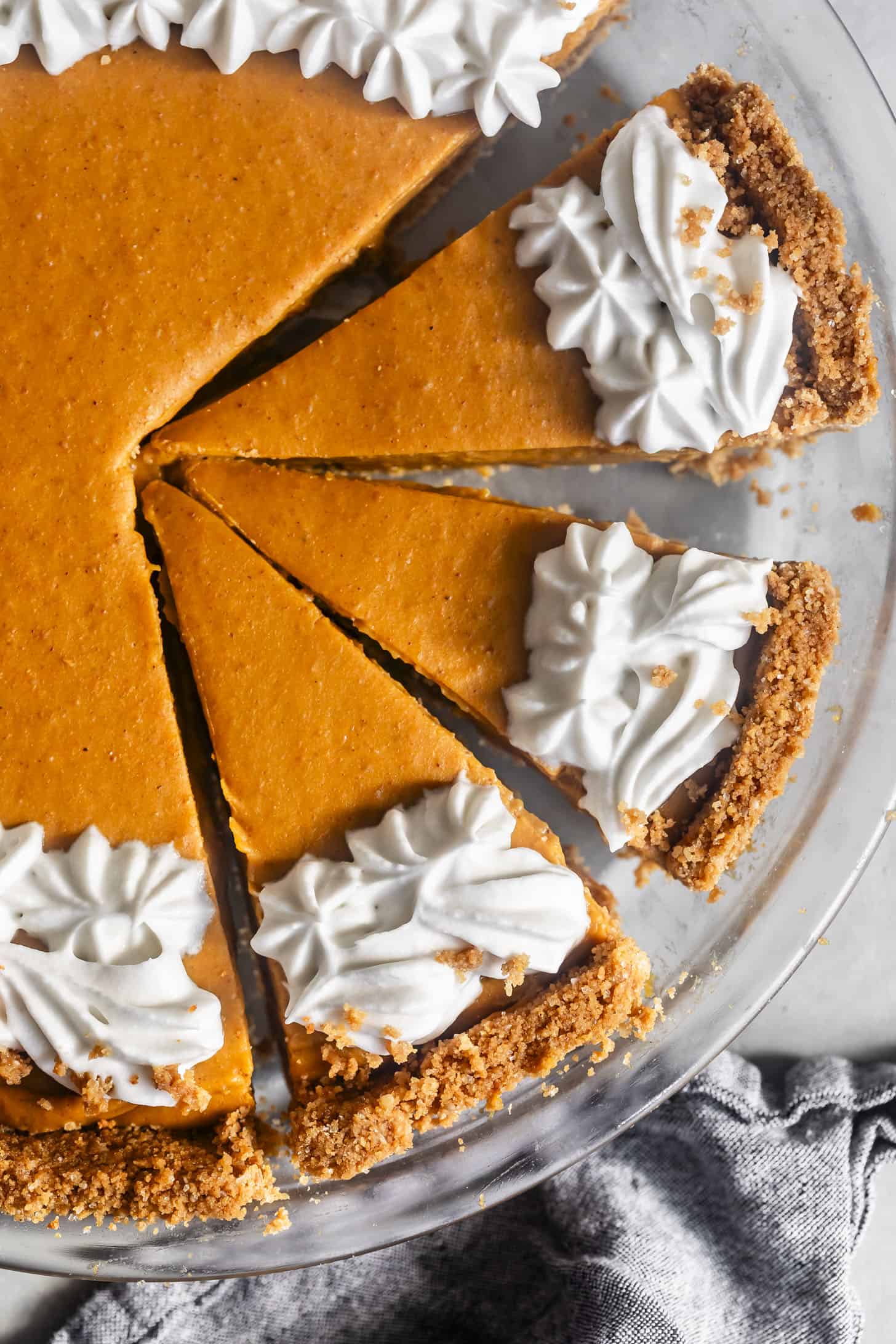 Gluten-Free Dairy-Free Pumpkin Pie with Graham Cracker Crust