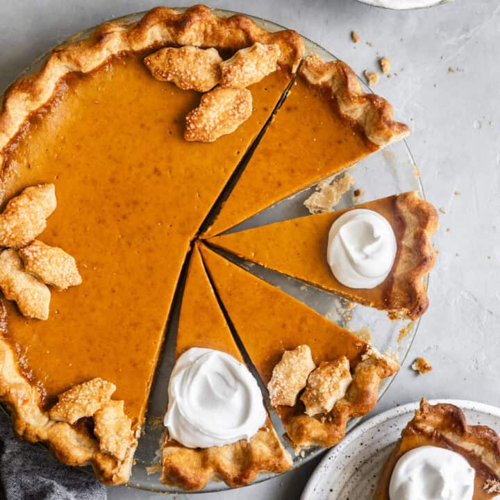Gluten-Free Dairy-Free Pumpkin Pie with Flaky Pie Crust