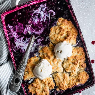 Gluten-Free Blueberry Cobbler