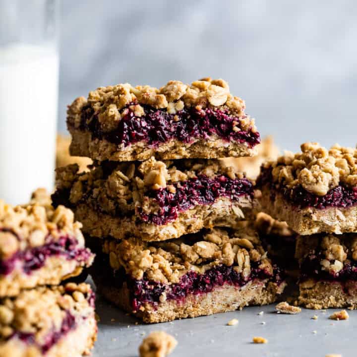 Gluten-Free Breakfast Oatmeal Jam Bars