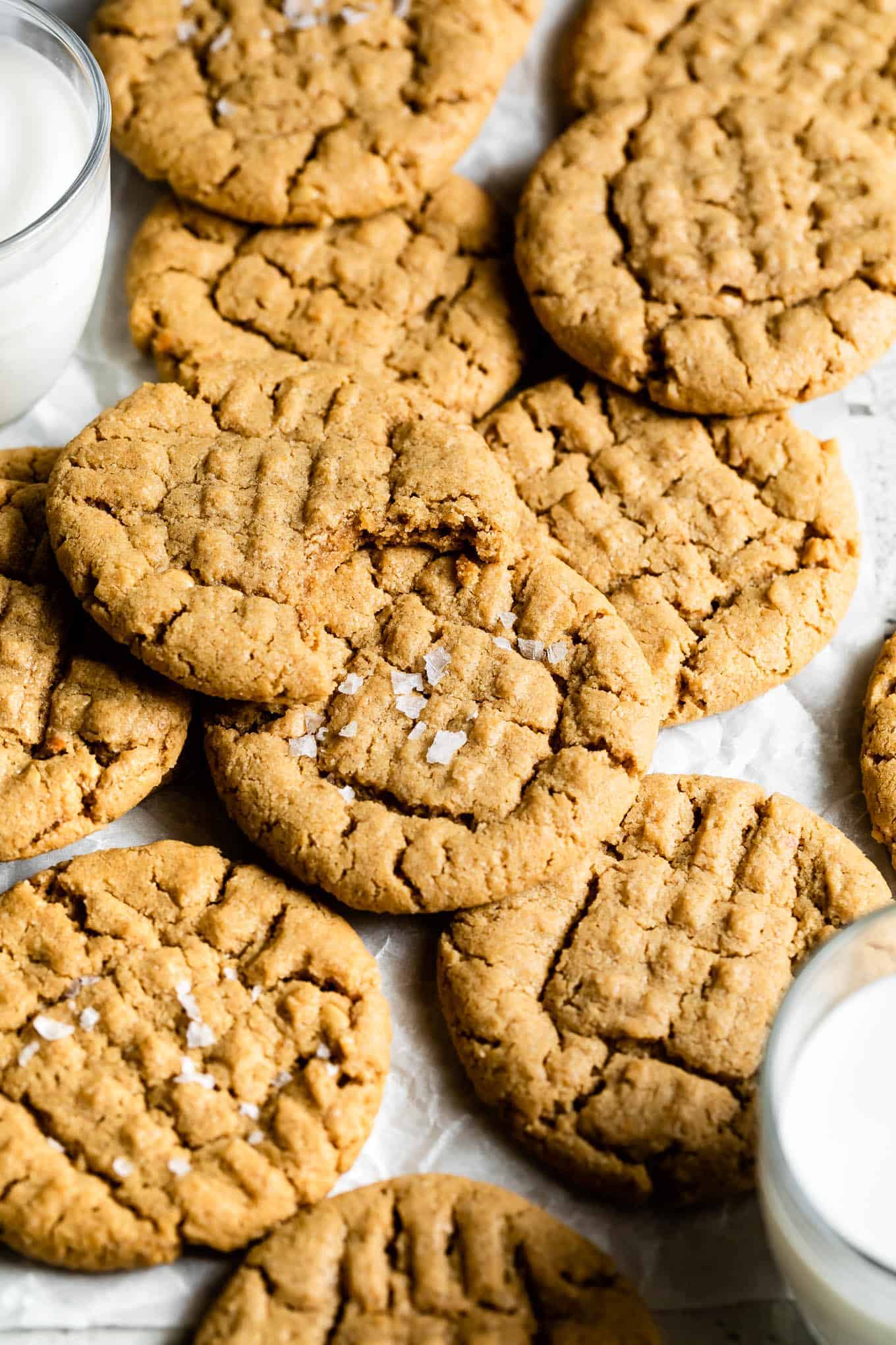 Gluten-Free Peanut Butter Cookies with Gluten-Free Flour