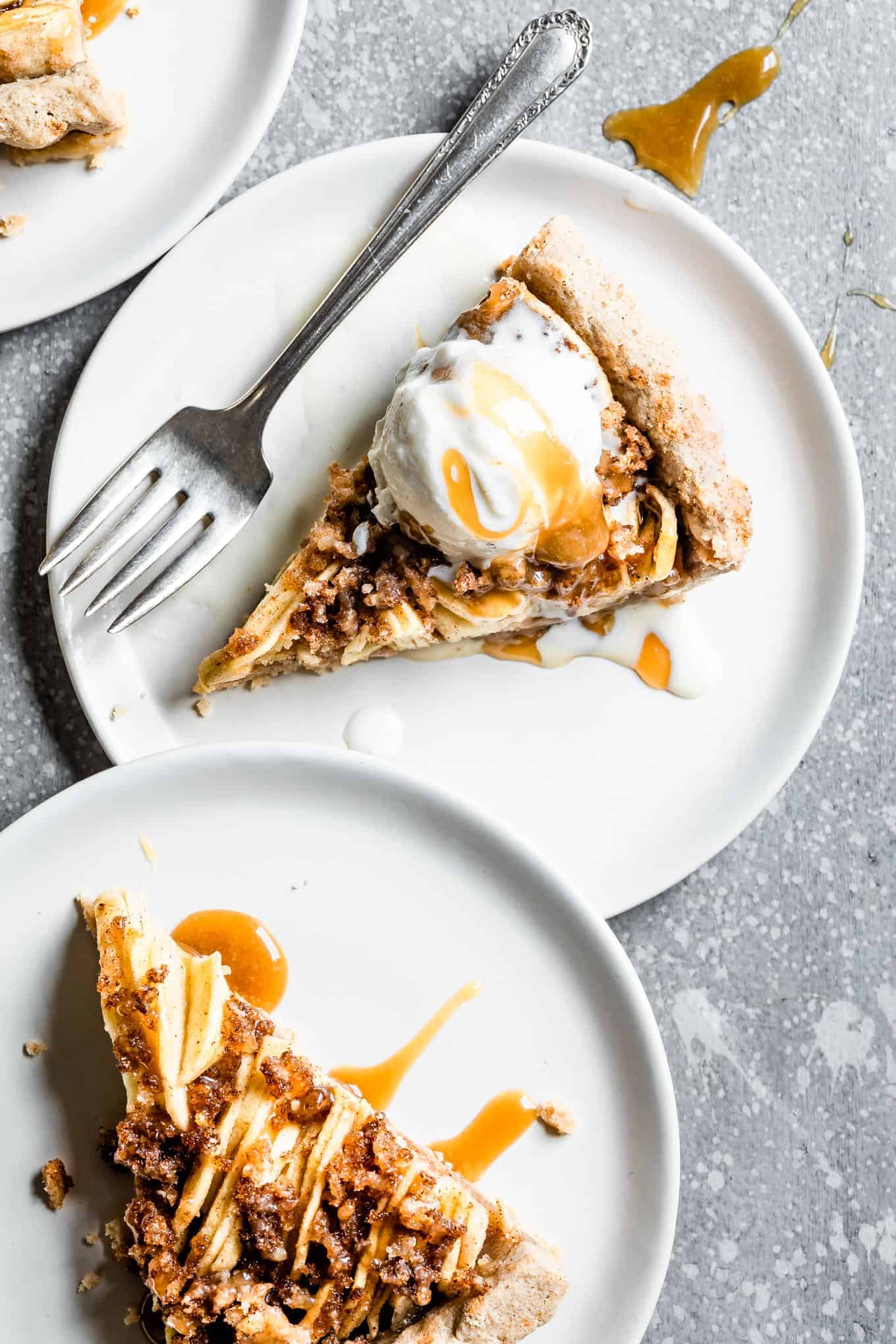 Vegan Gluten-Free Apple Crisp Tart