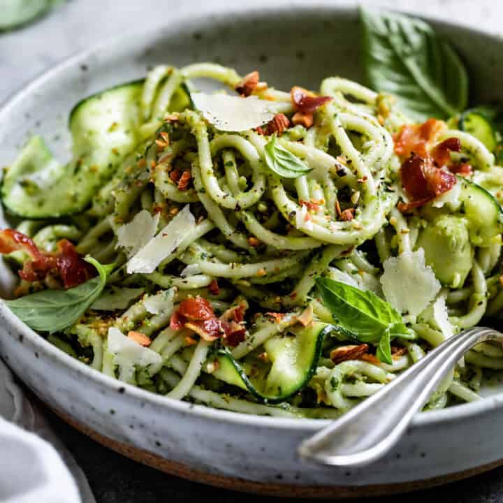 Zucchini Pesto Pasta