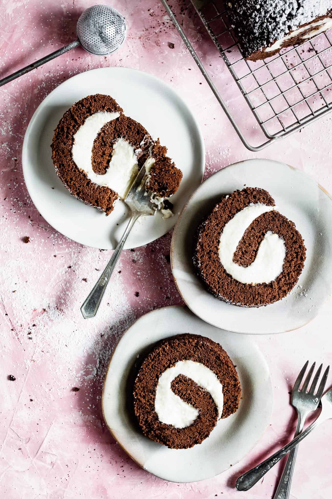 Chocolate Swiss Roll Gluten-Free