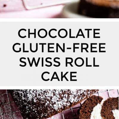 Chocolate Gluten-Free Swiss Roll Cake