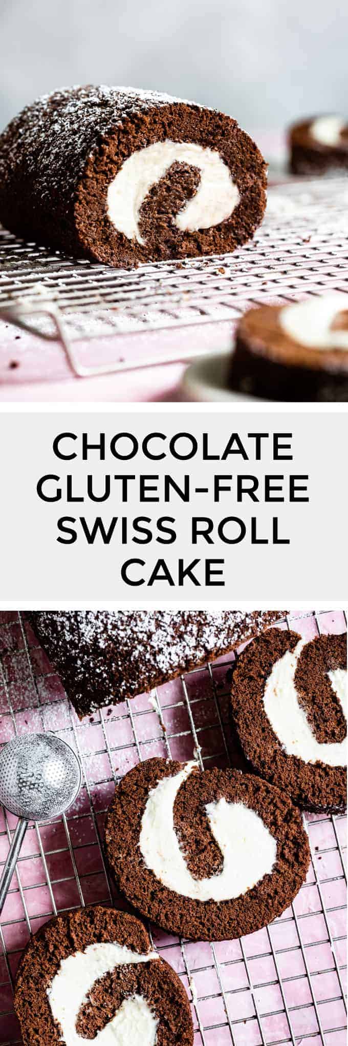 Chocolate GlutenFree Swiss Roll Cake Snixy Kitchen