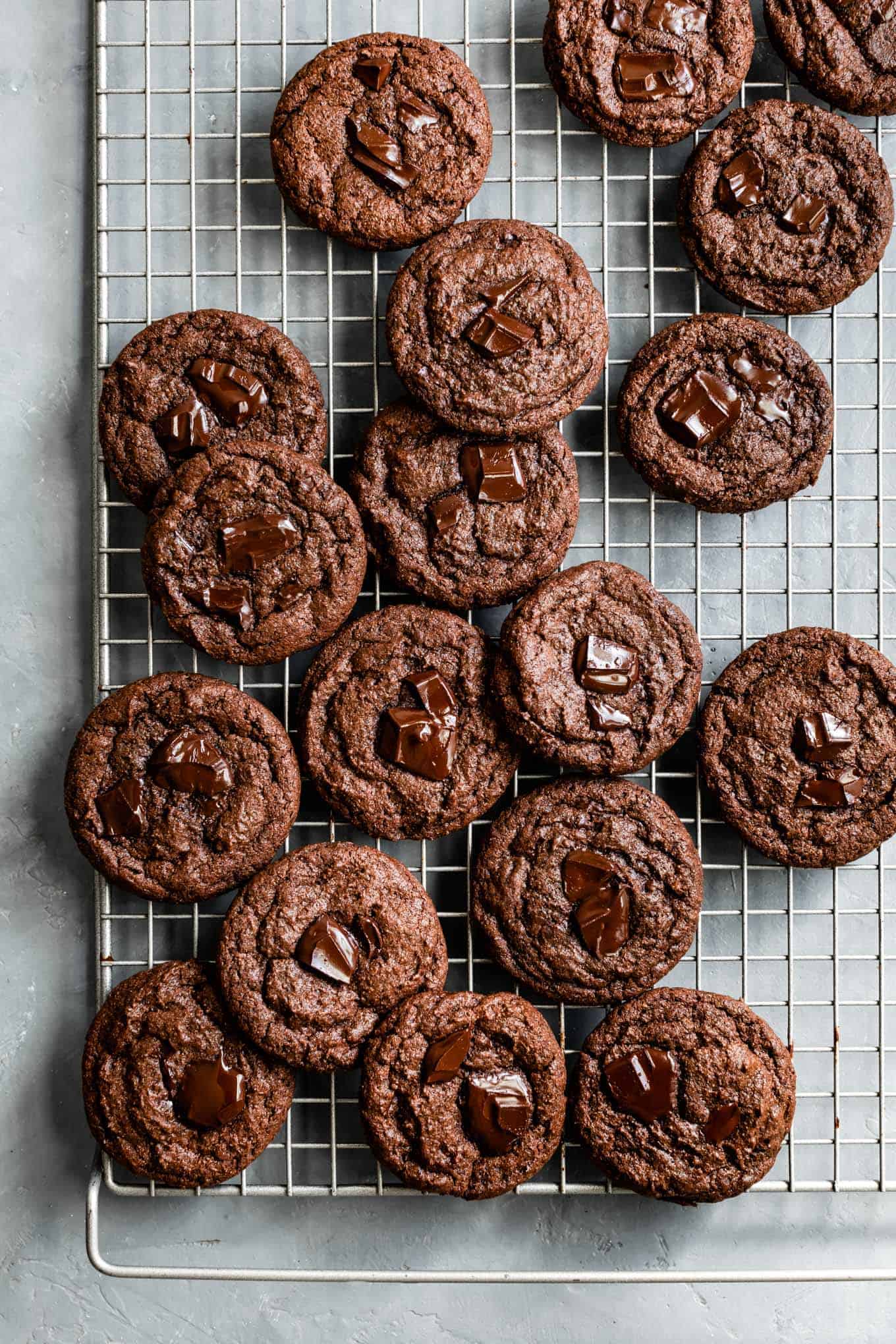 Biscoitos de chocolate sem glúten