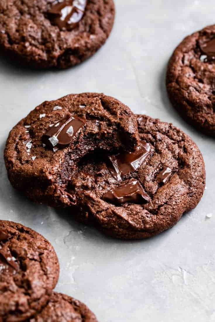 Chewy Gluten Free Chocolate Cookies