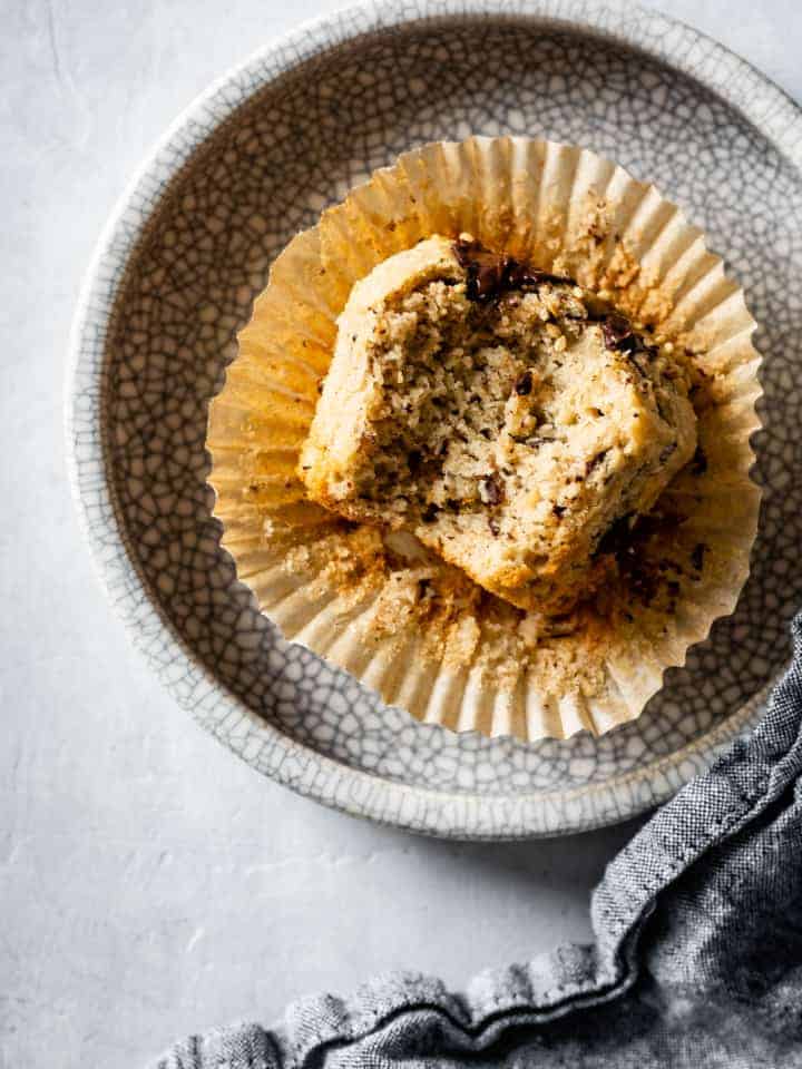 Banana Bread Choc Chip Muffins