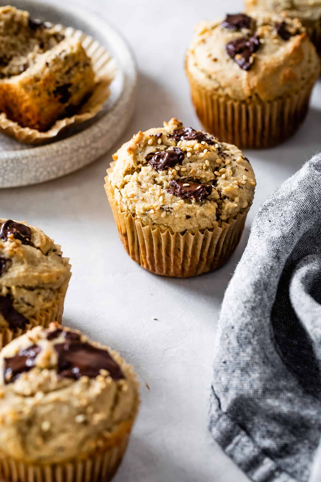 Banana Bread Choc Chip Muffins