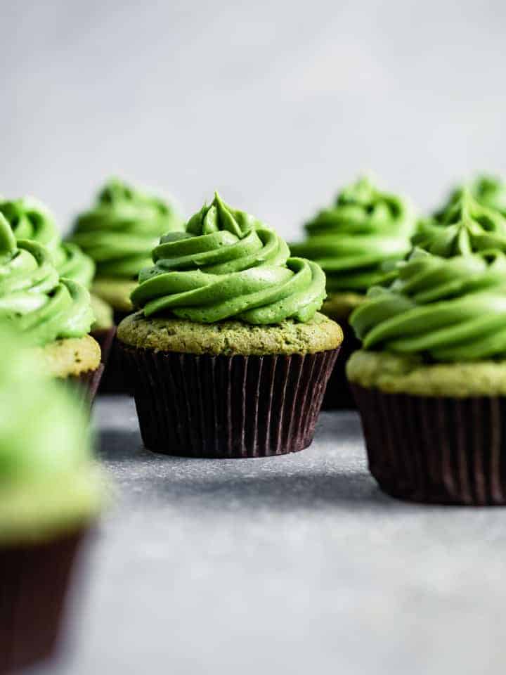 Gluten-Free Matcha Cupcakes