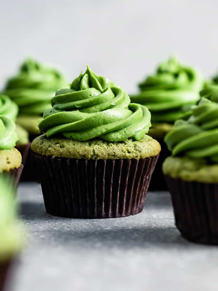 Gluten-Free Matcha Cupcakes