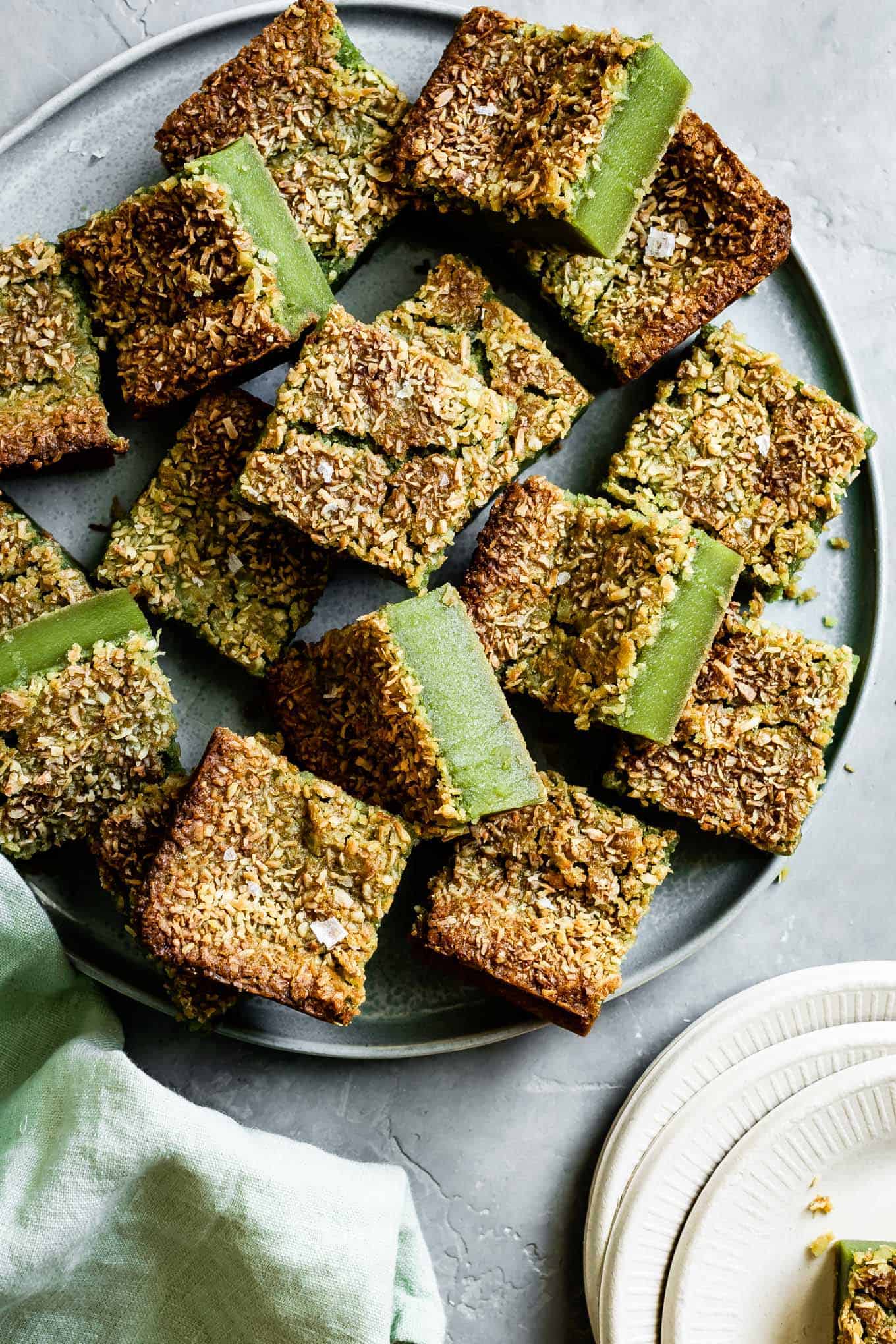 Matcha Mochi Cake