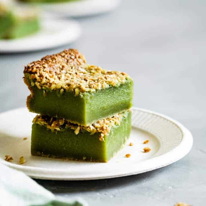 Matcha Mochi Cake