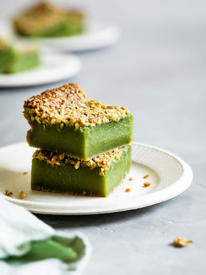 Matcha Mochi Cake