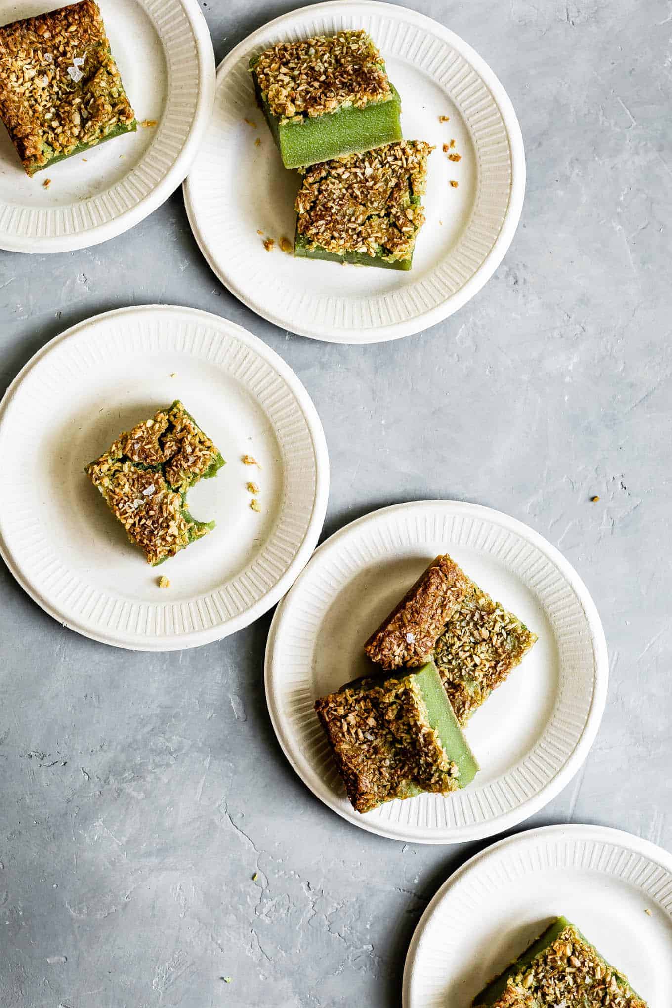 Matcha Coconut Mochi Cake