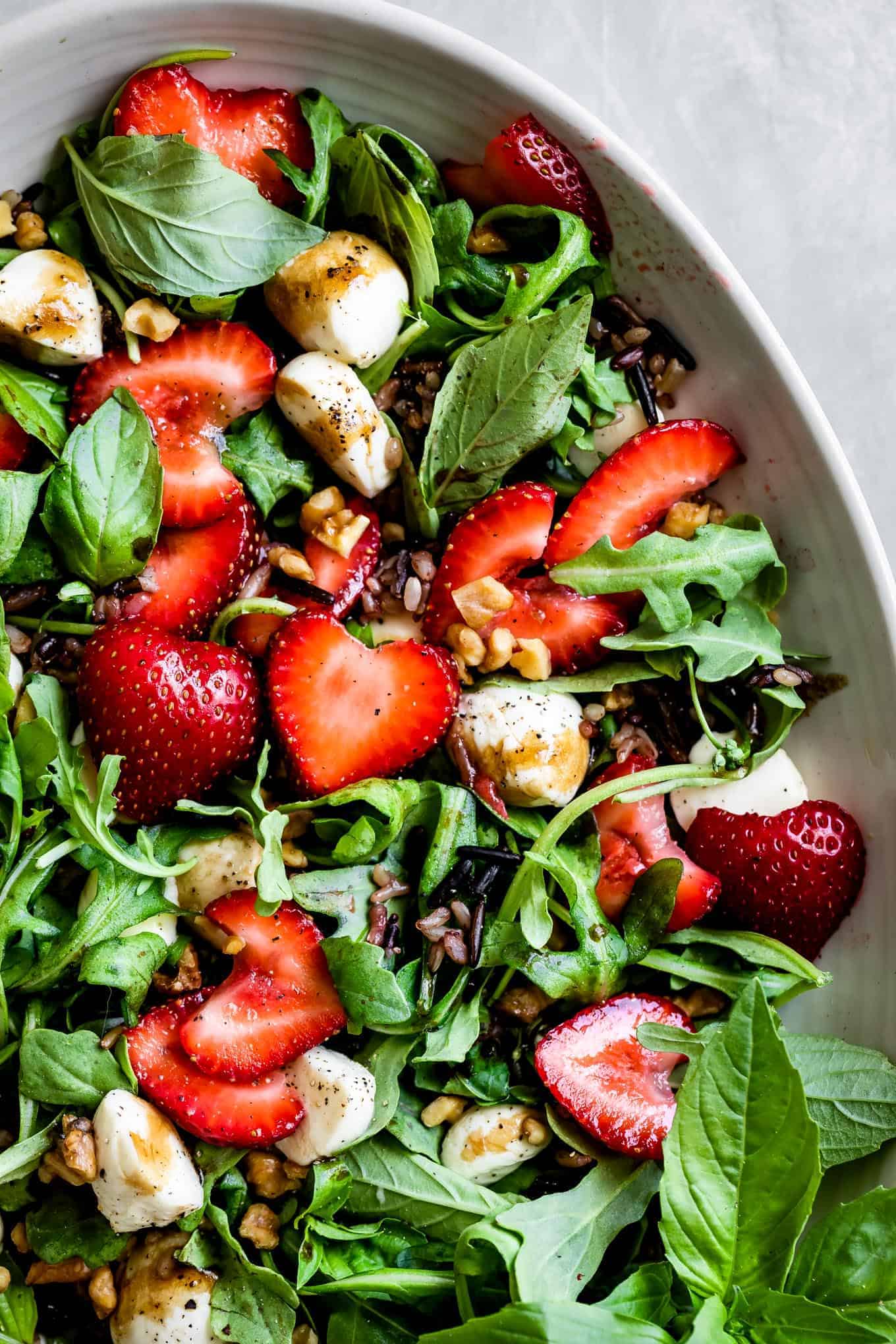 Summer Strawberry Caprese Salad