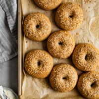 Gluten-Free Sesame Bagels