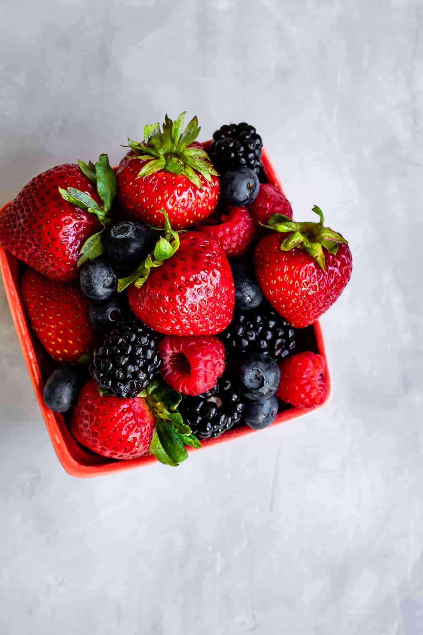 Fresh Berries in a Basket