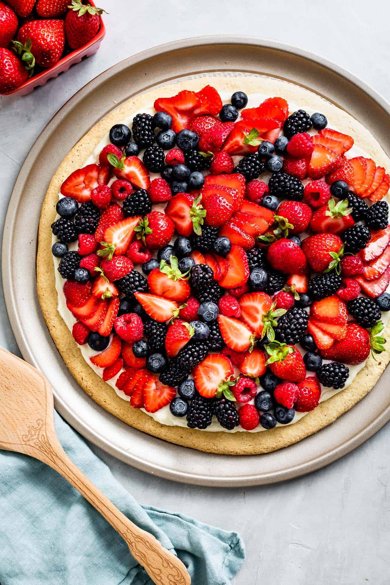 Gluten-Free Fruit Pizza with Almond Flour