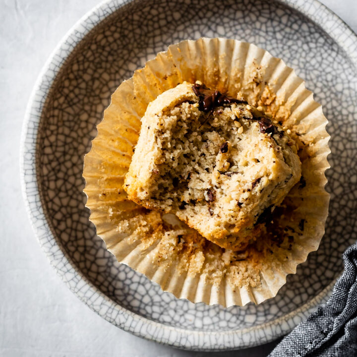 Gluten-Free Tahini Banana Muffins