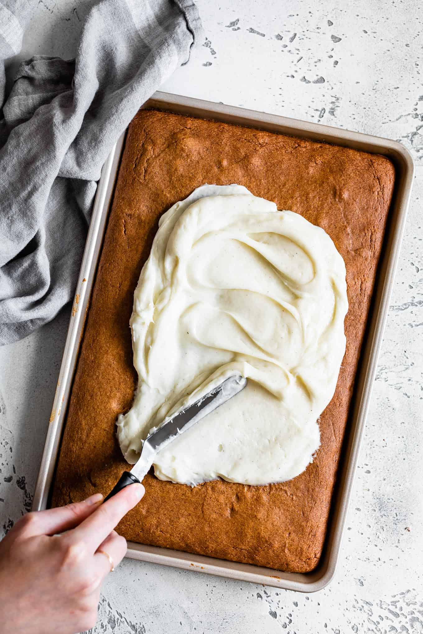 gluten free pumpkin bars with cream cheese frosting