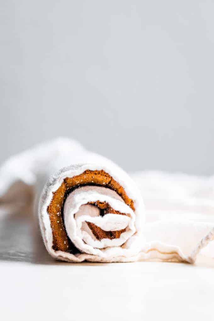 How to Roll a Gluten-Free Pumpkin Jelly Roll
