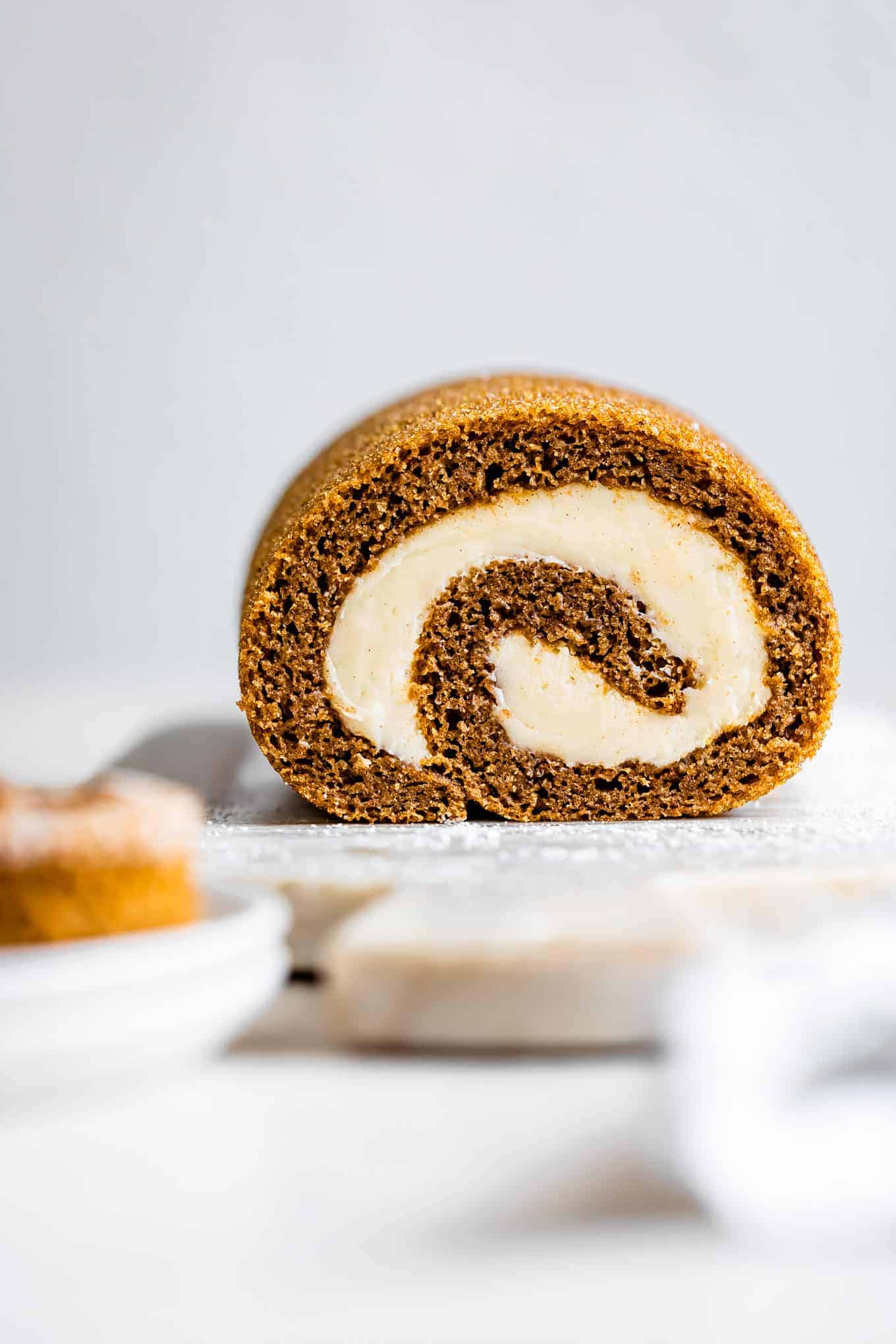 Gluten-Free Pumpkin Cream Cheese Roll